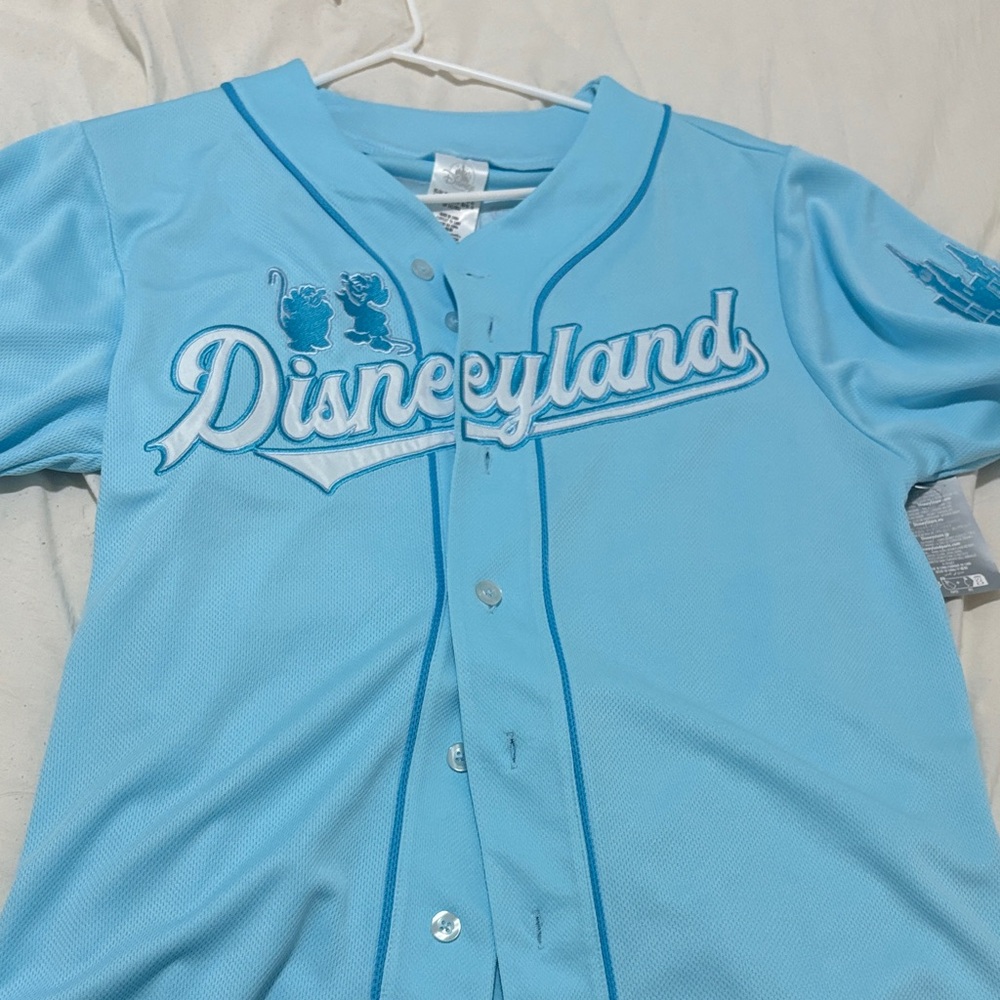 Disney Light Blue Disneyland Baseball Jersey